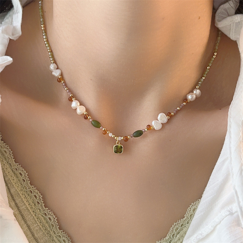 Body Jewelry Necklace - Collar de Perlas Barrocas Naturales de