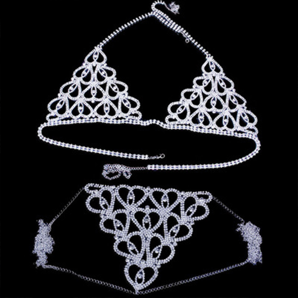 Conjunto de sujetador y Tanga  - Body Jewelry Retainers reseña y precio