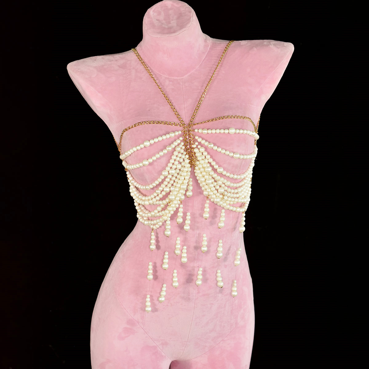 Cadena de sujetador de perlas  - Body Jewelry Retainers reseña y precio