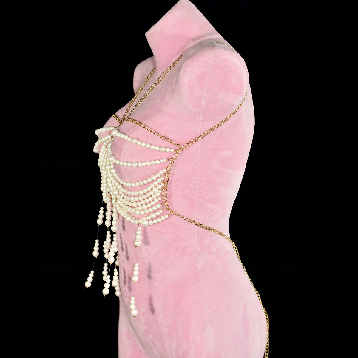 Cadena de sujetador de perlas  - Body Jewelry Retainers reseña y precio